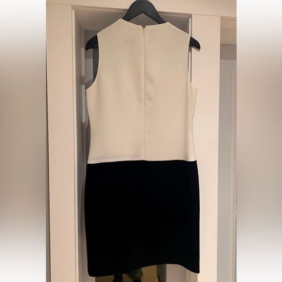 Emanuel Ungaro Sleeveless White Knee Length Vintage Shift Dress Size 8 - Picture 2 of 9